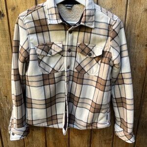 Eddie Bauer Sherpa shirt Jacket